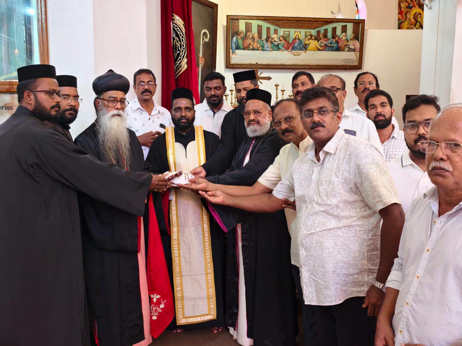 Relics of St. Gregorios of Parumala enshrined
