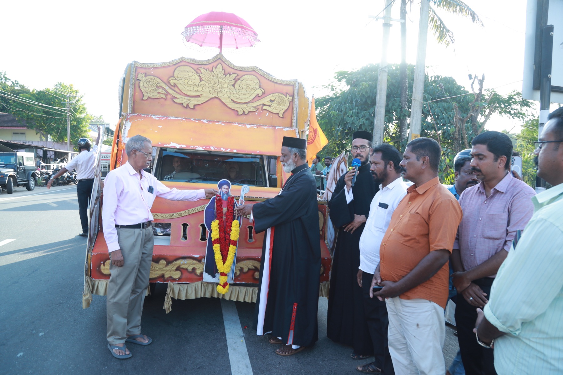 Relics of St. Gregorios of Parumala enshrined