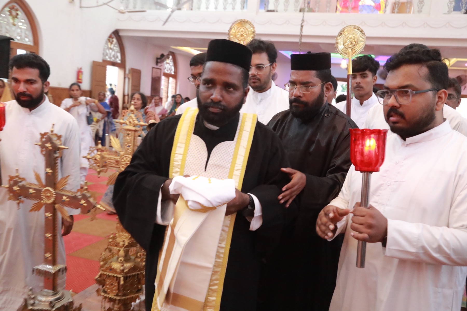Relics of St. Gregorios of Parumala enshrined