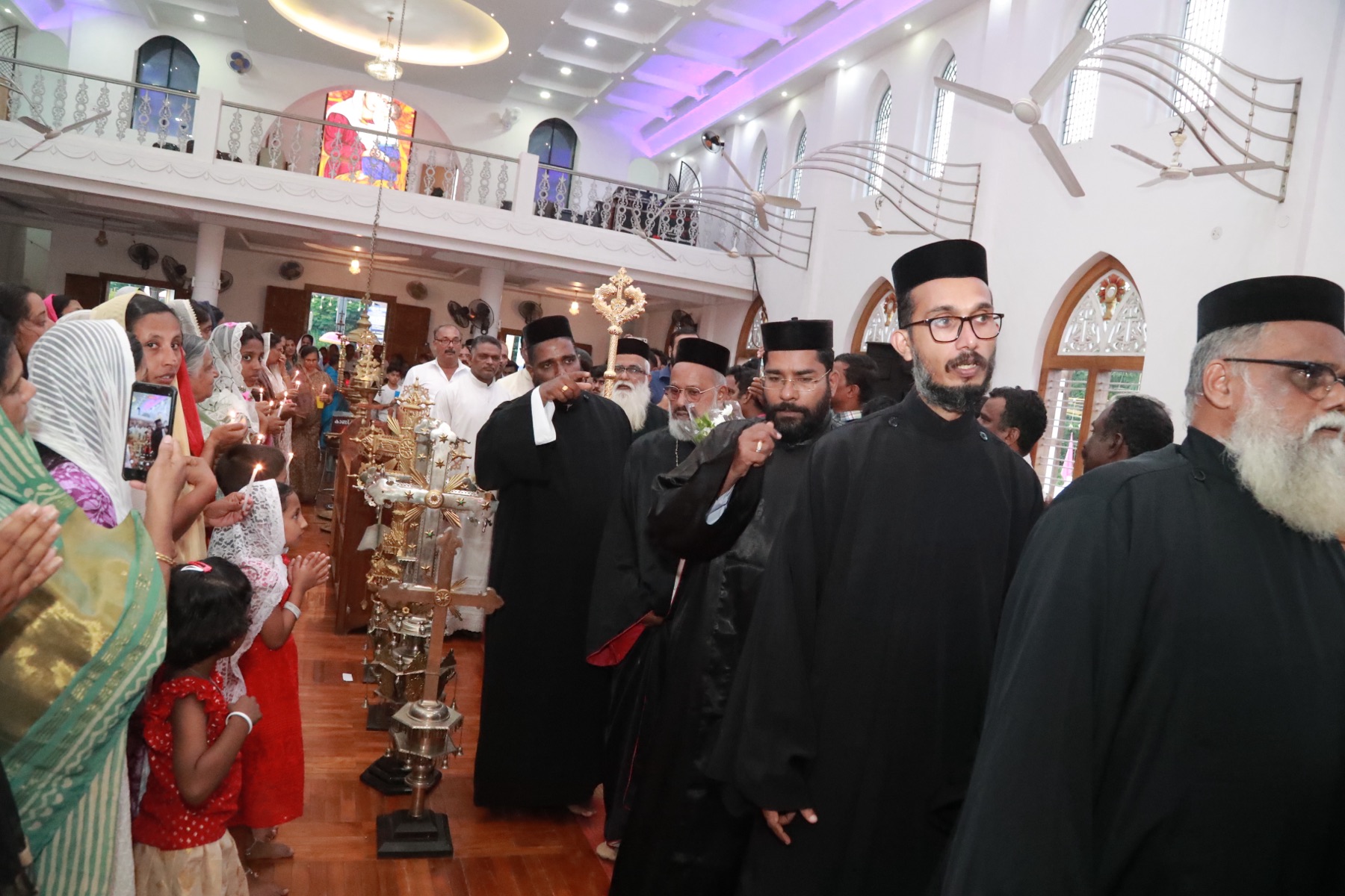 Relics of St. Gregorios of Parumala enshrined