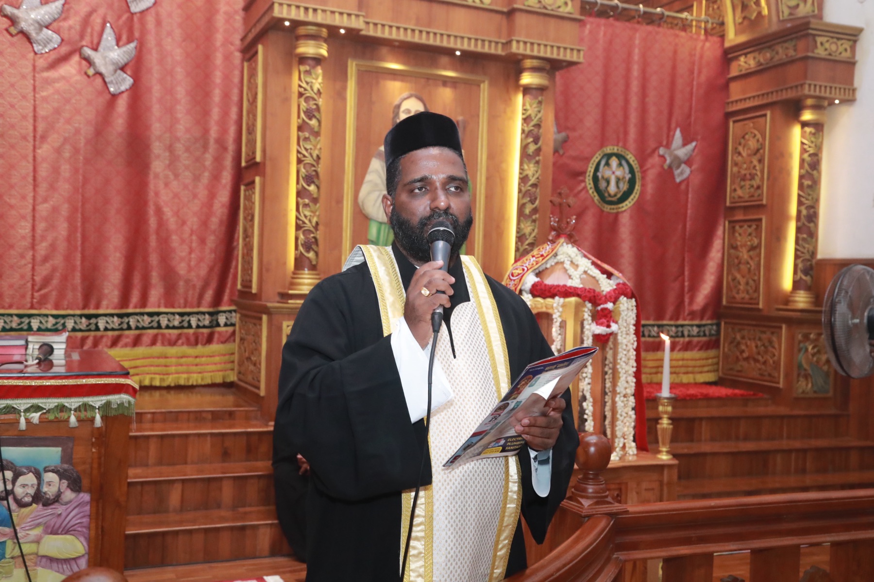 Relics of St. Gregorios of Parumala enshrined